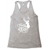 trophy wife deer Racerback Tank