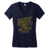 may the 4th be with you Women's V-Neck T-Shirt