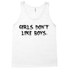 girls dont like boys Tank Top
