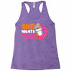 She Wants The D Dunkin Donuts Racerback Tank