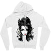 spider web Zipper Hoodie
