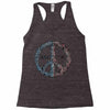 peace in our time vectorized Racerback Tank