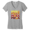 pizza forever Women's V-Neck T-Shirt