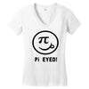 pi eyed Women's V-Neck T-Shirt