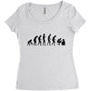 evolution computer Women's Triblend Scoop T-shirt