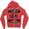 Premium Vintage 1971 Zipper Hoodie