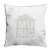 house music Throw Pillow