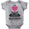 I Am Actually In A Very Commited Relationship Baby Onesie