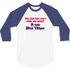 beer t shirt who said beer won't make you smart it made bud wiser funn 3/4 Sleeve Shirt
