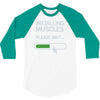 installing muscles please wait 3/4 Sleeve Shirt