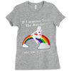 ls mug eat rainbow eat les Ladies Fitted T-Shirt