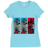 rock, paper, dragon Ladies Fitted T-Shirt