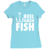 reel legend funn Ladies Fitted T-Shirt
