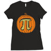 pumpkin pi Ladies Fitted T-Shirt