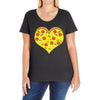 pizza lover Ladies Curvy T-Shirt