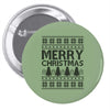 ugly merry christmas Pin-back button