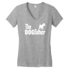the dogfather Women's V-Neck T-Shirt