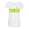 veggie power! Maternity Scoop Neck T-shirt