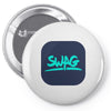 swag blu Pin-back button