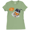 my morning sidekick Ladies Fitted T-Shirt
