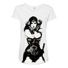 wonder woman Maternity Scoop Neck T-shirt