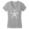 elements pentagram Women's V-Neck T-Shirt
