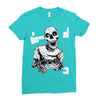 skull gamer Ladies Fitted T-Shirt