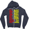 fight, dream, lead! Zipper Hoodie
