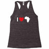 i love africa Racerback Tank