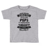 Super Cool Pops Of A Freaking Awesome Granddaughter Toddler T-shirt