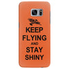 keep flying and stay shiny t shirt serenity firefly calm carry tee bro Samsung Galaxy S7 Edge
