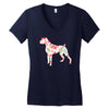 flower Women's V-Neck T-Shirt