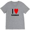 i love personalize V-Neck Tee