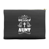 I Am One Blessed Aunt Accessory Pouches