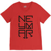 neyma black logo V-Neck Tee