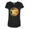 Moon and Sun Maternity Scoop Neck T-shirt