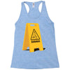 caution bananas Racerback Tank