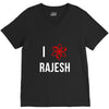 i heart rajesh V-Neck Tee