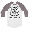 deal with it angry pitbul 3/4 Sleeve Shirt