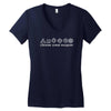 choose your weapon (2) Women's V-Neck T-Shirt