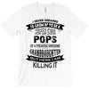 Super Cool Pops Of A Freaking Awesome Granddaughter T-Shirt