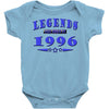 legends are born in 1996 hoodie 9 Baby Onesie