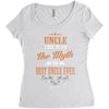 uncle the man the myth best uncle  ever Women's Triblend Scoop T-shirt