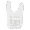 legends are born in june Baby Bibs