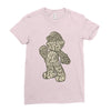 mario text Ladies Fitted T-Shirt