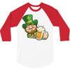 saint patrick day 3/4 Sleeve Shirt