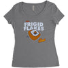 frigid flakes Women's Triblend Scoop T-shirt
