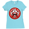 raider red Ladies Fitted T-Shirt