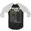 March Girl Facts Pisces 3/4 Sleeve Shirt
