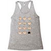 charlie moticons Racerback Tank